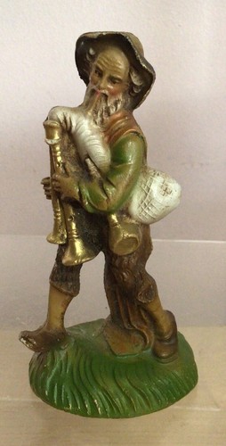 Vintage old man - vintage, bagpipes