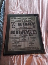 The Kray Twins Boxing Picture Framed Large New Reggie Ronnie Gangsters