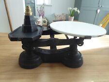 Antique Cast Iron Scales -Weighing Scales- Kitchen Scales With Weights