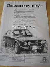 ECONOMY OF STYLE ALFETTA ALFA