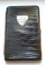 ANTIQUE CIGAR CASE LEATHER &
