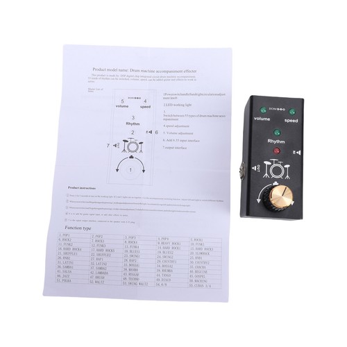 Drum machine pedal rhythms - drum,