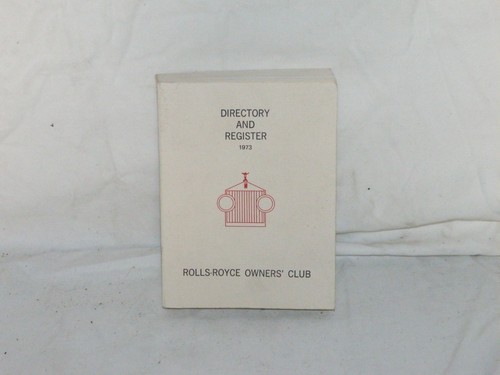 1973 rolls royce owner club - rolls,