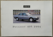 Peugeot 405 Range Brochure