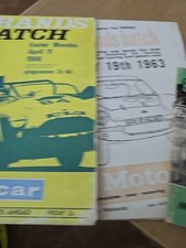 3 1960s Programes Motor Racing