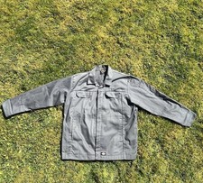 Dickies Men's Large Long Sleeve Overalls Utility Workwear Zip And Poppers L