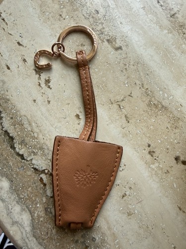 Mulberry leather rose gold key - mulberry,