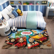 Thomas & Friends Floor Mat Carpet Doormat Area Rug Kids Boys Bedroom Decor Gift