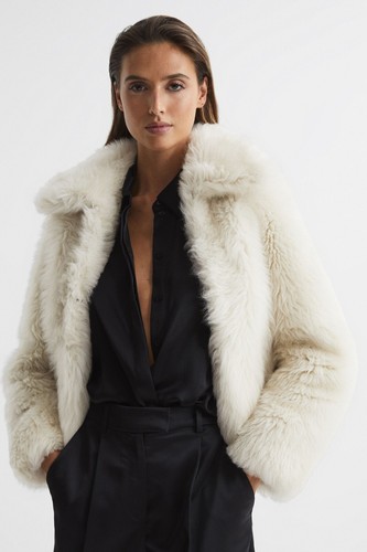 Reiss caitlin short shearling - caitlin,