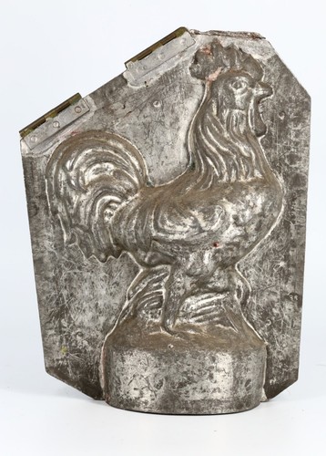 Giant tin rooster - giant, chocolate