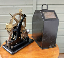 Rare Vintage A & C Jenner `British` Laundry Marking Machine With Original Case