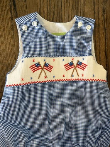 Fourth july smocked - smocked, boys