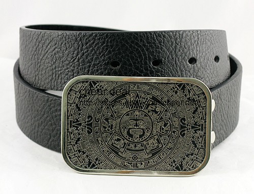 Mens leather belt men buckle - men's,