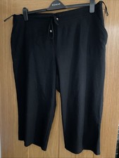 Ladies Pull On 3/4 Trousers From Matalan Size 20