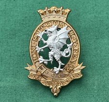 The Royal Wessex Yeomanry "Officer" 100% Genuine British Army Military Cap Badge