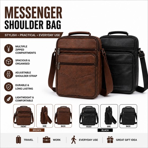 Premium faux leather - premium, messenger