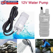 12V Water Pump Submersible Caravan Camper Motorhome High Flow  Pump 12 Volt UK