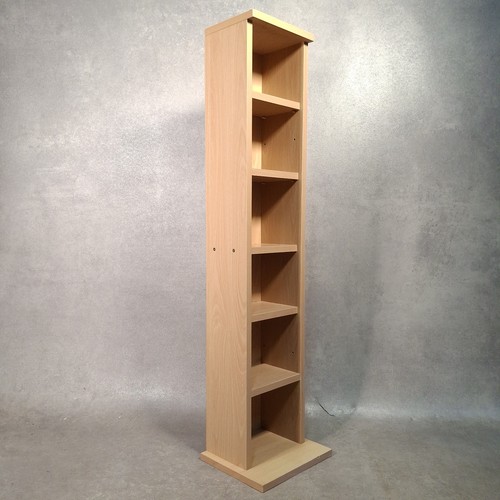 Wooden storage tower rack 6 - rack,