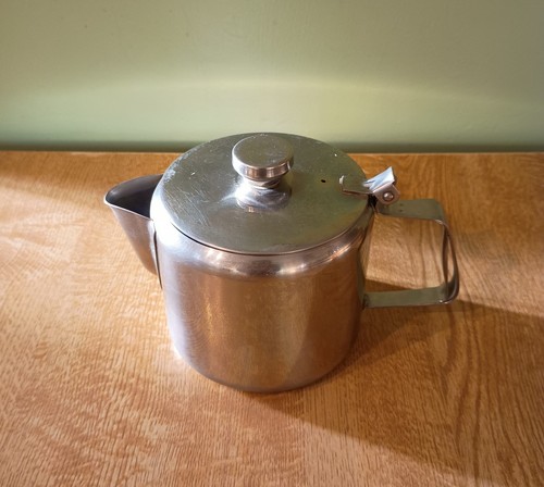 Stainless steel 700ml teapot - stainless,
