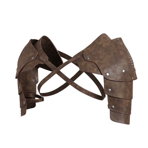 Leather shoulder guard with - guard,