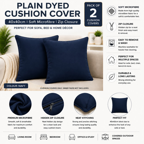 Pack plain dyed cushion - pack,