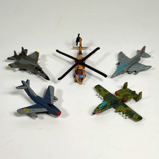 5x Micro Machines Miltary Planes & Helicopter Galoob 1990s Bundle Vintage