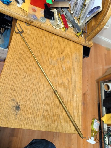 Antique brass telescoping - brass,