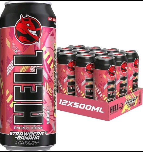 Hell energy drink strawberry - hell,