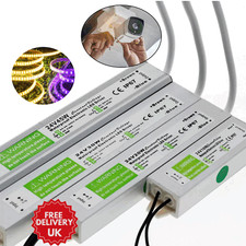 Waterproof IP67 LED Driver Power Supply 240V AC to DC 12V/24V Transformer