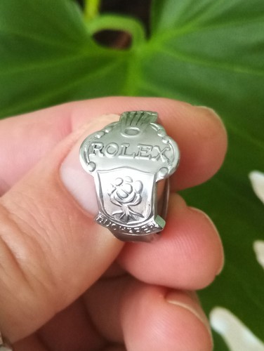 Handmade rolex spoon ring - rolex,