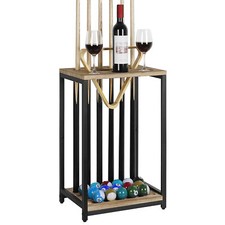 Wood Pool Stick Holder Pool