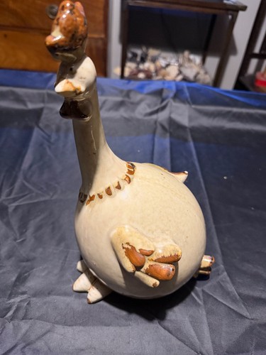 Vintage pottery chicken - pottery, hen