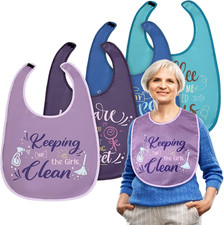 4 Pcs Funny Adult Bibs for