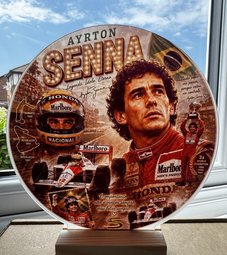 Ayrton senna round - ayrton,