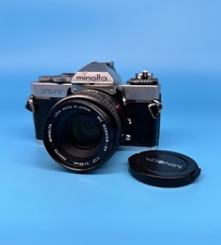 Minolta XD-7 Chrome 35mm film SLR Camera With 50mm f1.7 MD Prime Lens - Tested