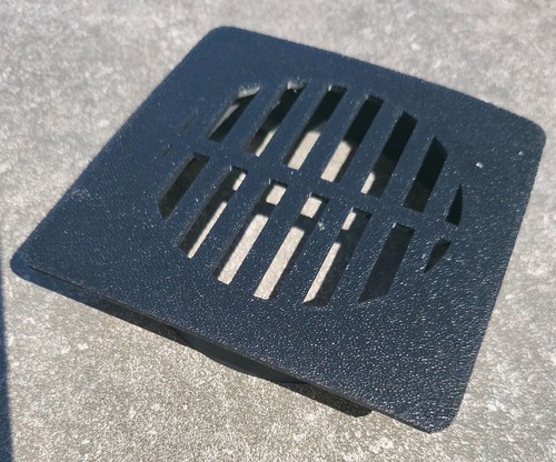 End cap grill - end, 100mm