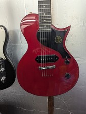 New Jersey II Electric Guitar by Gear4music Cherry Red