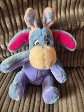Disney Winnie The Pooh Small Eeyore Plush Wearing Bunny Ears Soft Toy