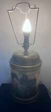 Vintage Horse Scene Table Lamp
