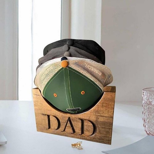 Wooden hat holder caps - wooden, display