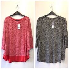 BHS Women's Black & Red Tunic