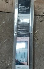 Seemore Balusters 36" Deck Railing Spindles Silver hammer - 10 Pack Free UK post