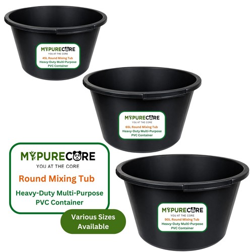 Round mixing tub heavy - round, duty
