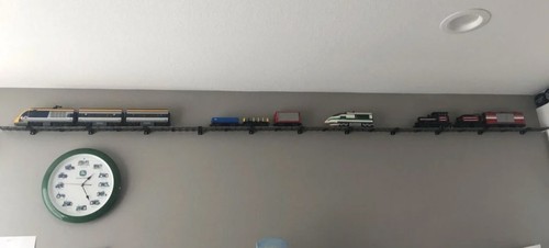 10x lego train track wall - 10x,