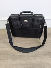 Antler Soft Faux Leather Laptop Bag Black With Shoulder Strap Good Condition