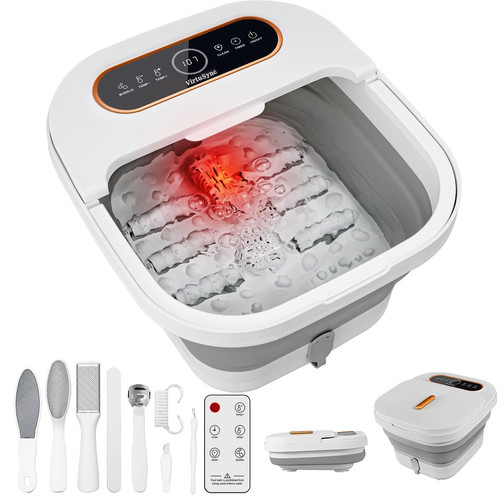 Foot spa bath collapsible - bath, heat