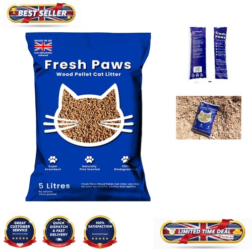 Wood pellet cat litter - 5l,