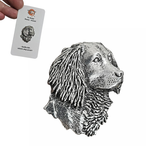 Spinger spaniel pin badge - spinger,