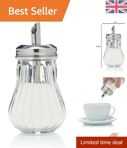 Retro glass sugar pourer - retro,