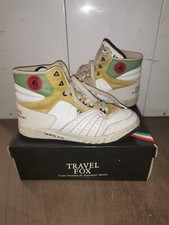 Vintage Travel Fox High Top Trainers Size 6